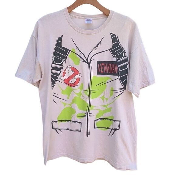 Vintage Ghostbusters 👻 graphic T-shirt. Beige, size XL‎ - Picture 1 of 5